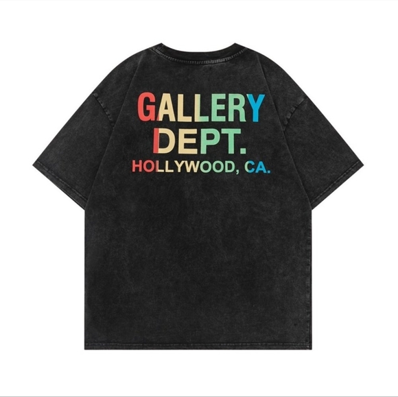 Gallery Dept. Hollywood Ca Rainbow Font Size M - Picture 1 of 9
